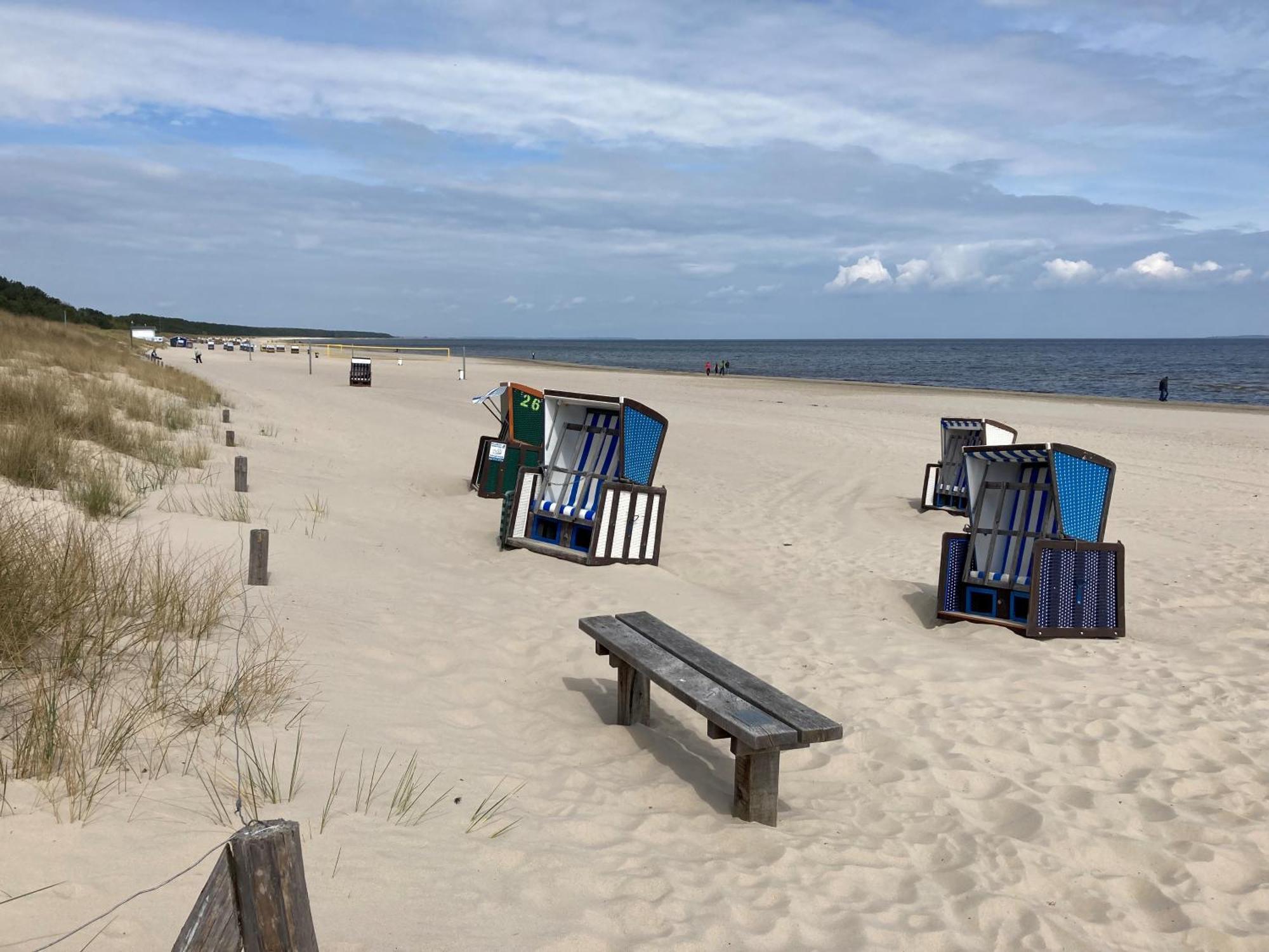 Reet Am Strand Mit Hund Karlshagen Luaran gambar